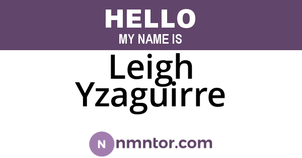 Leigh Yzaguirre