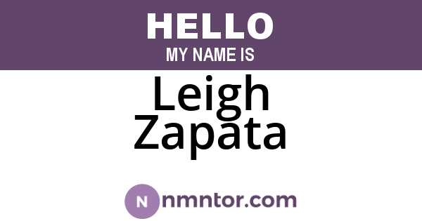 Leigh Zapata