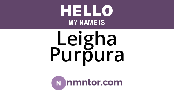 Leigha Purpura