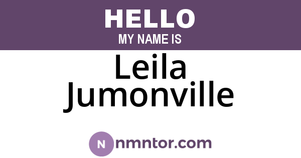 Leila Jumonville