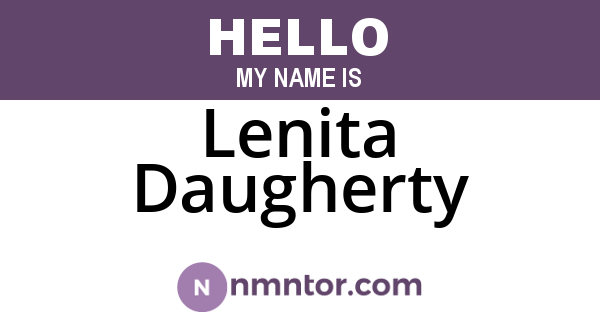 Lenita Daugherty