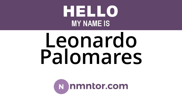 Leonardo Palomares