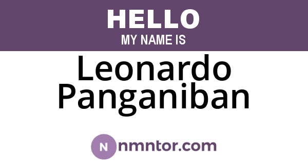 Leonardo Panganiban