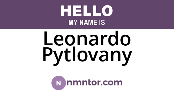 Leonardo Pytlovany
