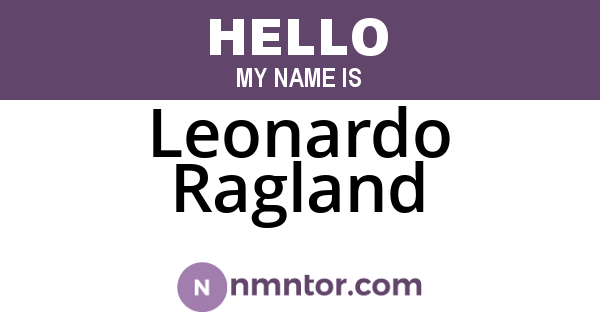 Leonardo Ragland