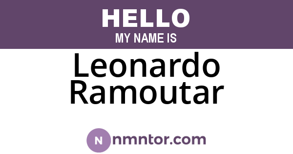 Leonardo Ramoutar