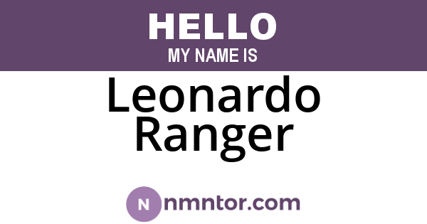 Leonardo Ranger