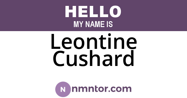 Leontine Cushard