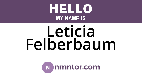 Leticia Felberbaum
