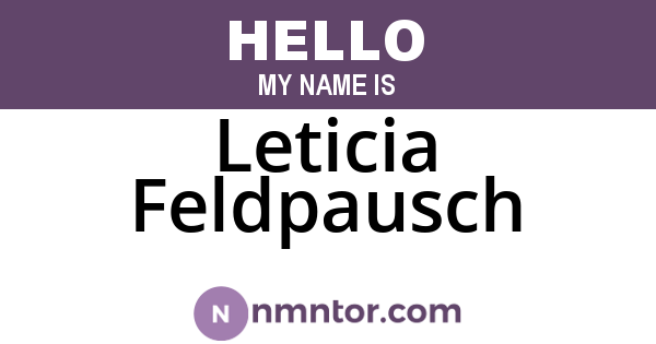 Leticia Feldpausch