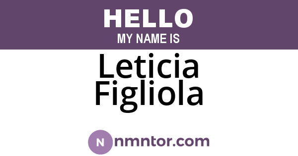 Leticia Figliola