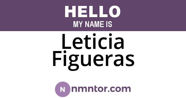 Leticia Figueras