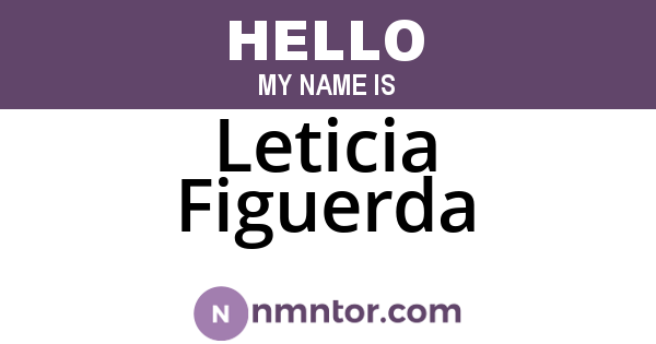 Leticia Figuerda