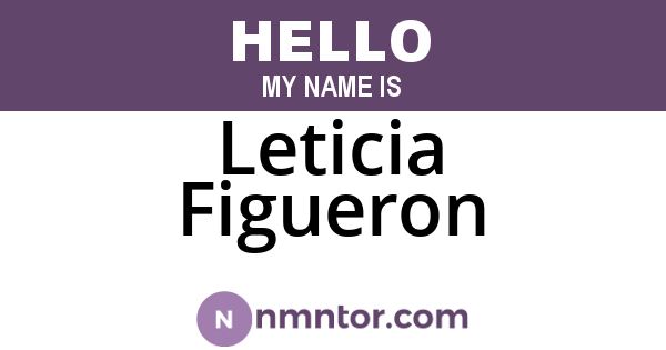 Leticia Figueron