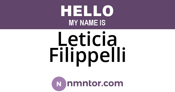 Leticia Filippelli