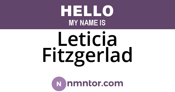 Leticia Fitzgerlad