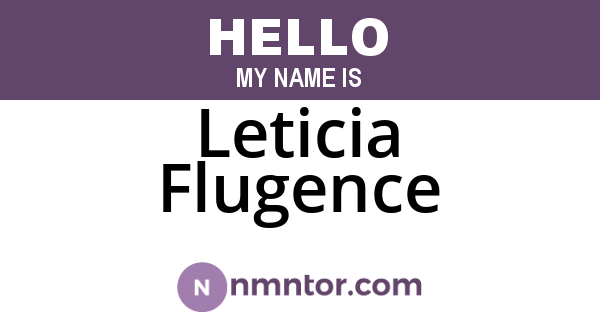 Leticia Flugence