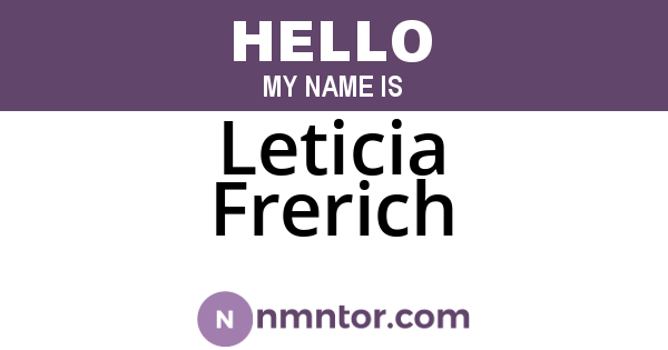 Leticia Frerich