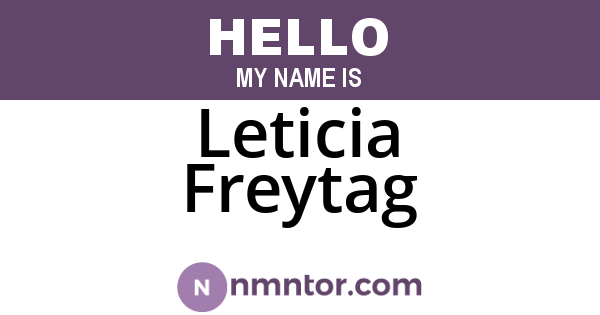 Leticia Freytag