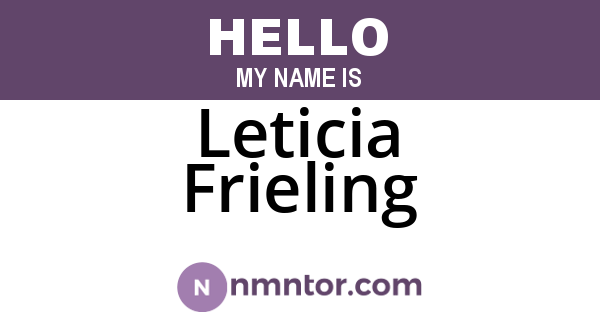 Leticia Frieling