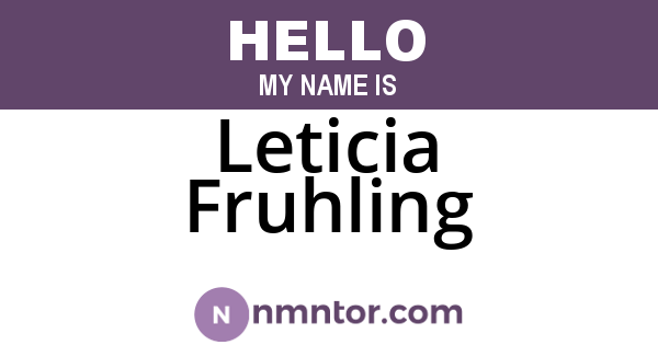 Leticia Fruhling