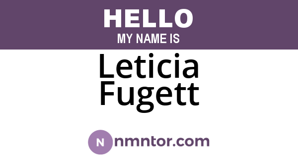 Leticia Fugett