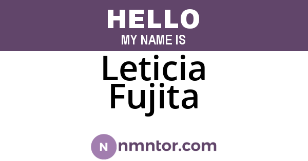 Leticia Fujita