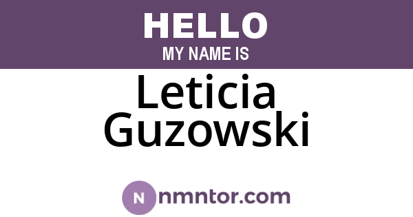 Leticia Guzowski
