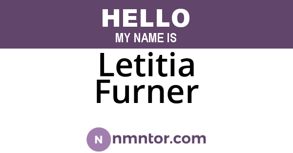 Letitia Furner
