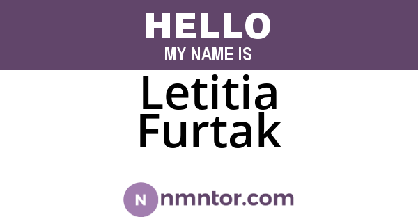 Letitia Furtak