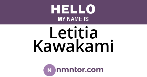 Letitia Kawakami
