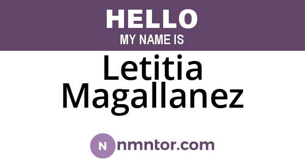 Letitia Magallanez