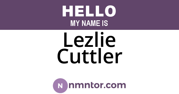 Lezlie Cuttler