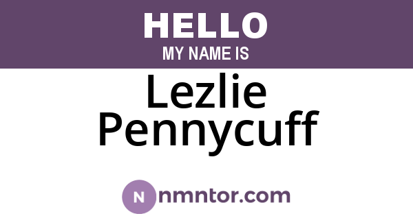 Lezlie Pennycuff