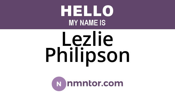 Lezlie Philipson
