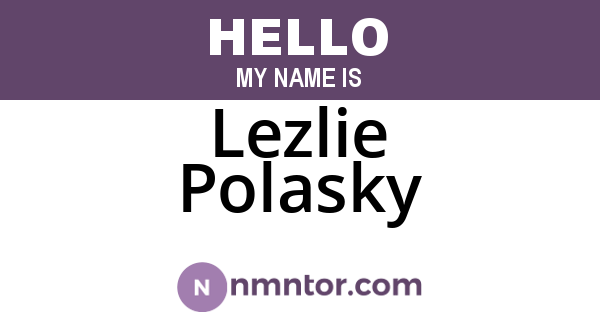 Lezlie Polasky
