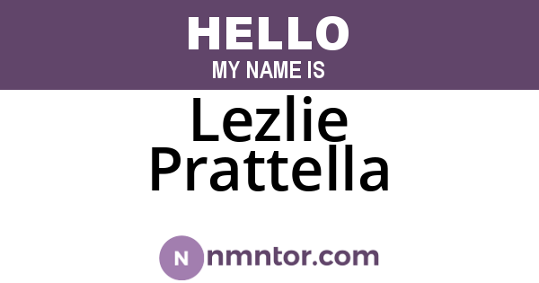 Lezlie Prattella