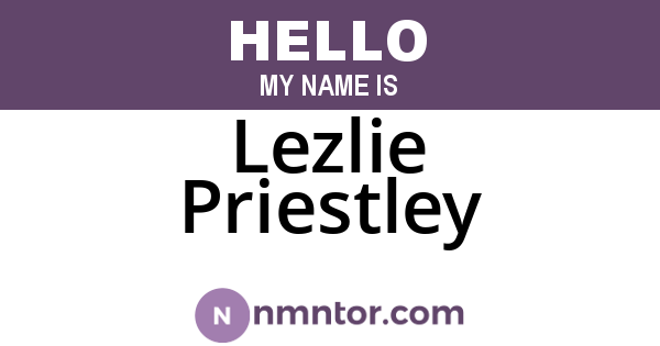 Lezlie Priestley