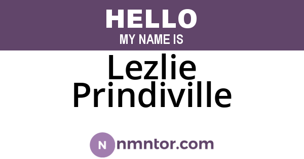 Lezlie Prindiville