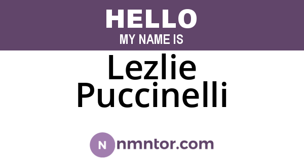 Lezlie Puccinelli