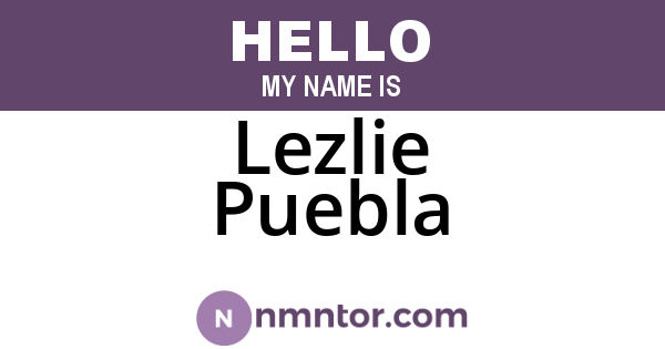 Lezlie Puebla
