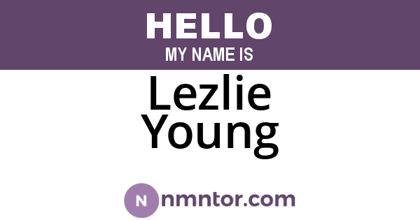 Lezlie Young