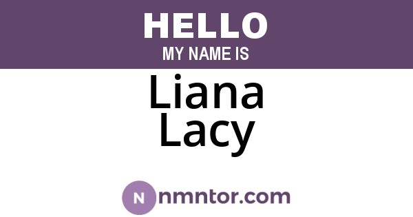 Liana Lacy