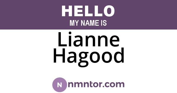 Lianne Hagood
