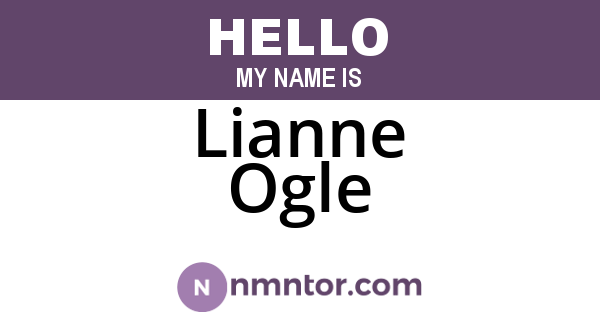 Lianne Ogle