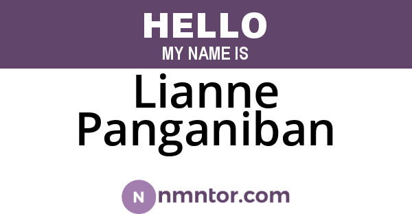 Lianne Panganiban
