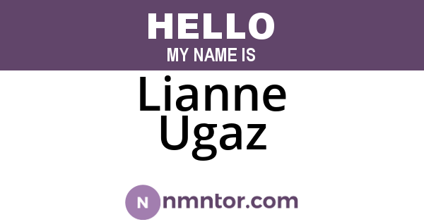 Lianne Ugaz