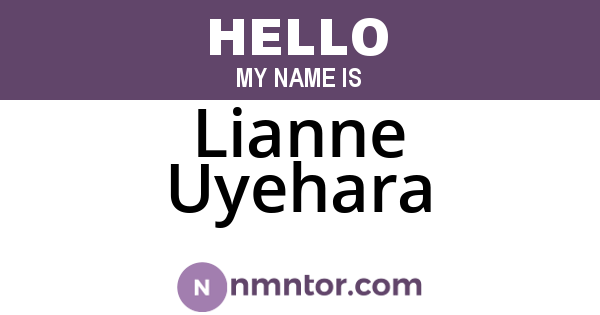 Lianne Uyehara