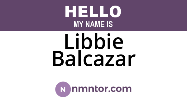 Libbie Balcazar