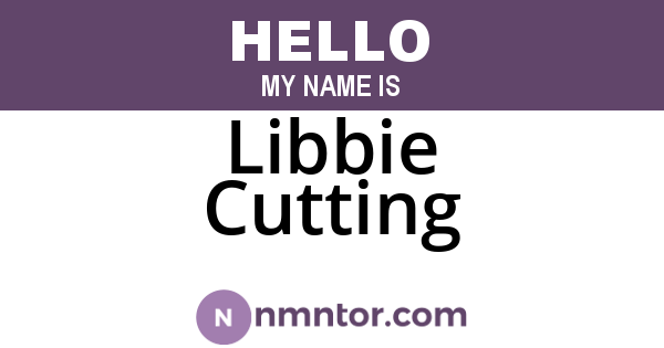 Libbie Cutting